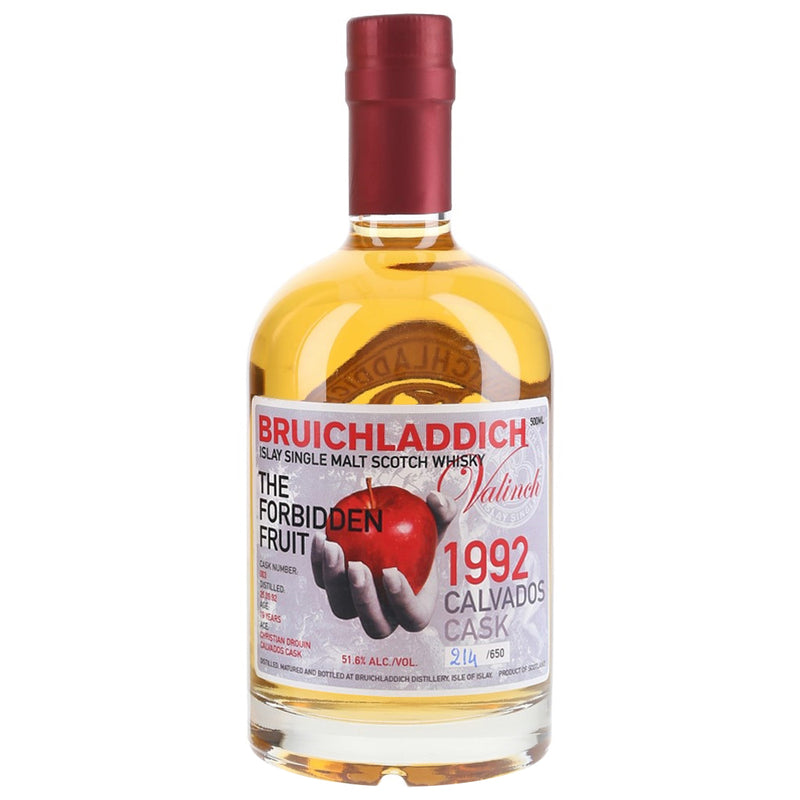 Bruichladdich 19 Year Old 1992 The Forbidden Fruit Valinch Scotch Whisky
