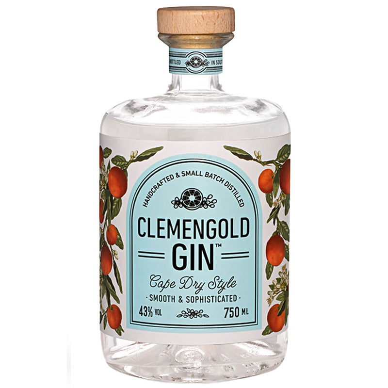 Clemengold Gin South African Citrus Craft Gin