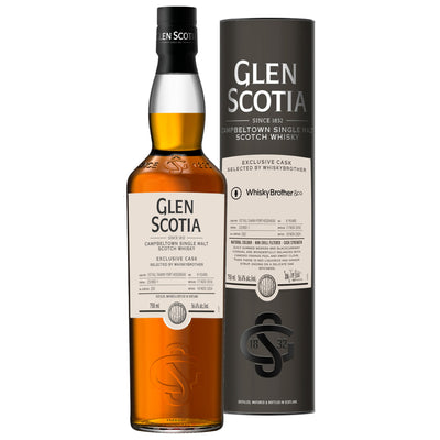 Glen Scotia 8 Year Old Tawny Port Single Cask WhiskyBrother Exclusive Campbeltown Single Malt Scotch Whisky with Tube