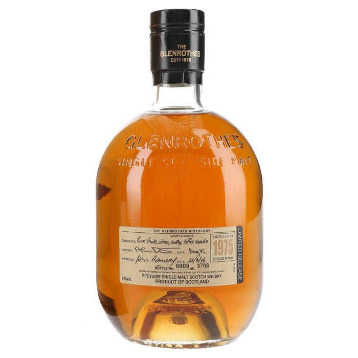 Glenrothes 1975 Vintage Scotch Whisky