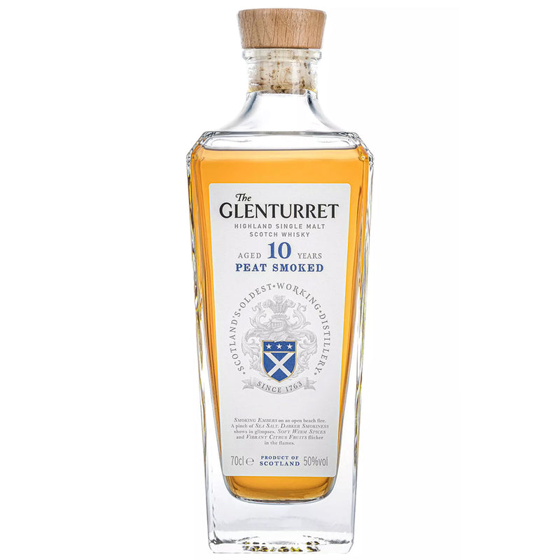 Glenturret 10 Year Old Peat Smoked Highland Single Malt Scotch Whisky