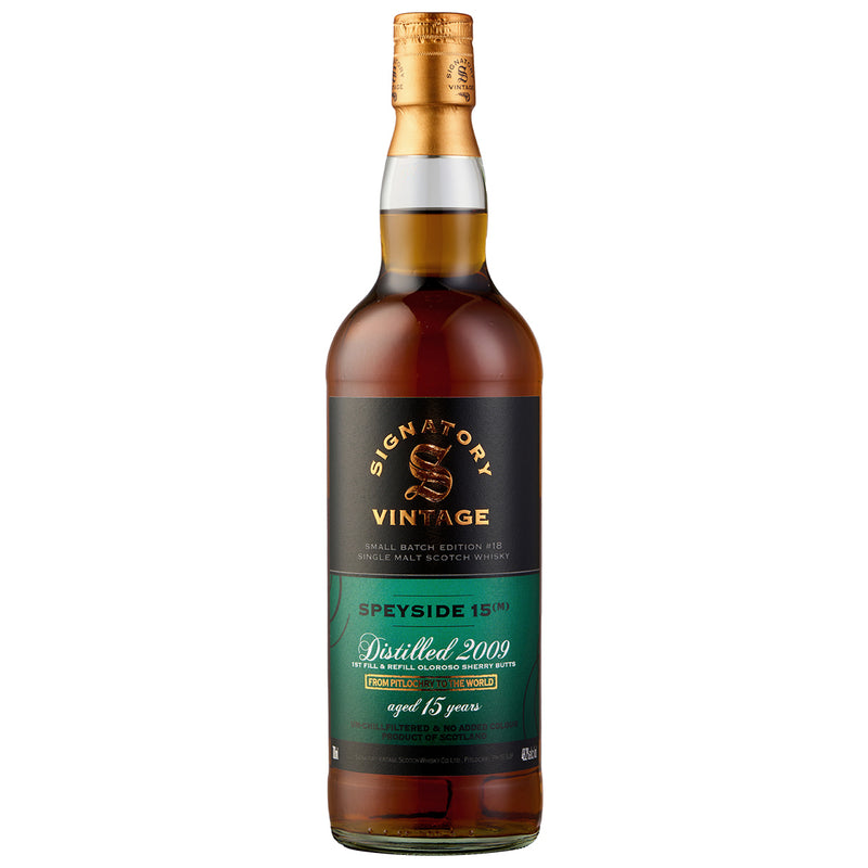 Speyside (M) 15 Year Old Small Batch Signatory Scotch Whisky