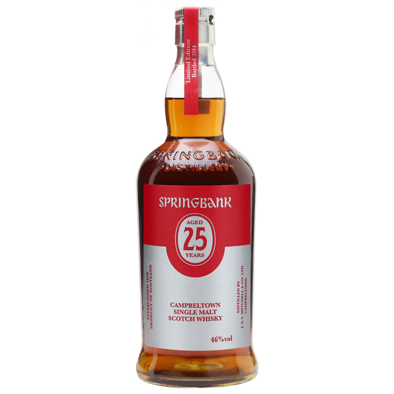 Springbank 25 Year Old 2014 Campbeltown Single Malt Scotch Whisky