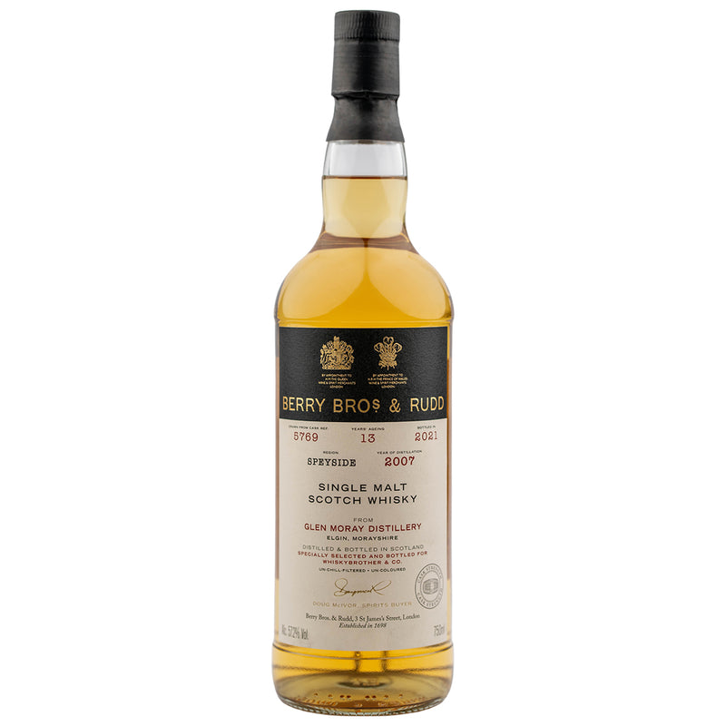 Glen Moray 2007 Berry Bros. & Rudd WB Speyside Single Malt Scotch Whisky