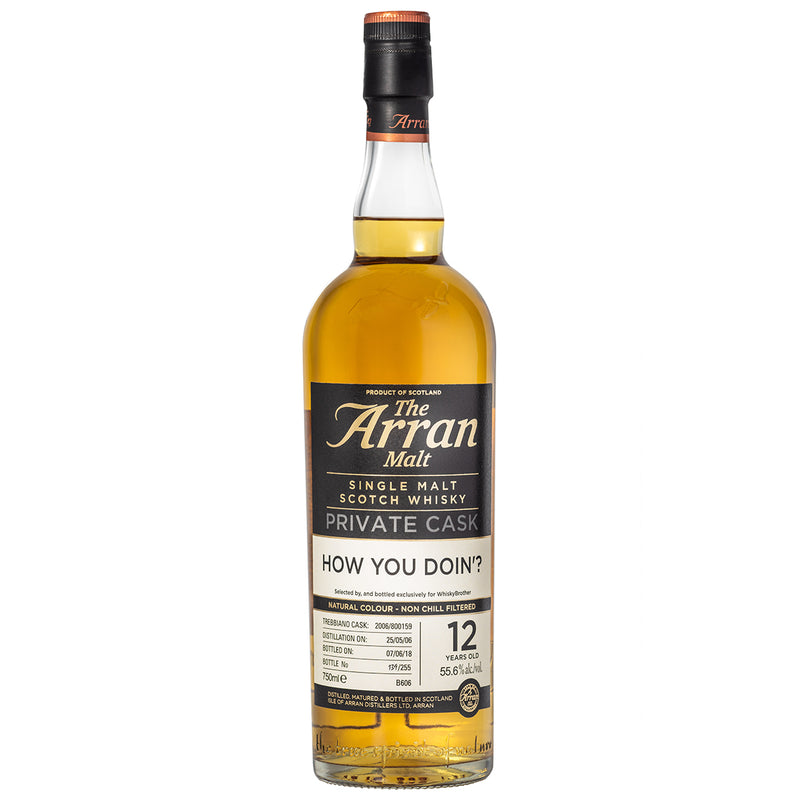 Arran 12 Year Old Trebbiano WhiskyBrother Single Malt Scotch Whisky