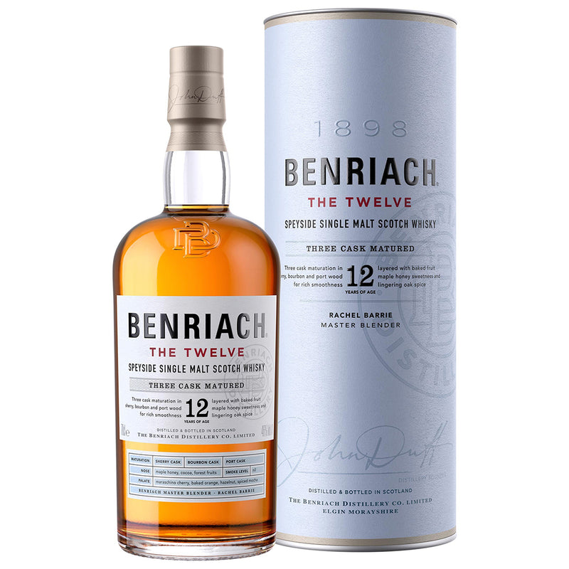 BenRiach 12yo The Twelve Speyside Single Malt Scotch Whisky