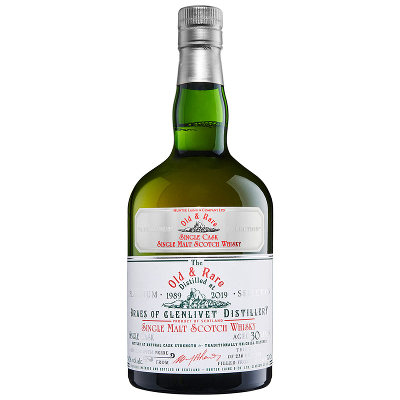 Braes of Glenlivet 30yo Speyside Single Malt Scotch Whisky
