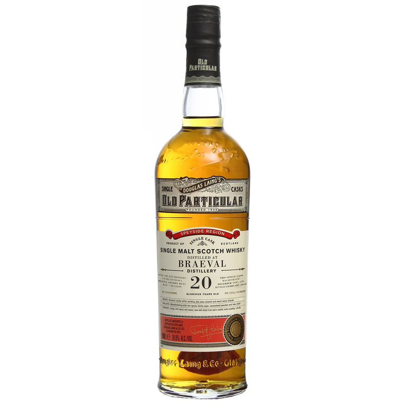 Braeval 20yo Old Particular Speyside Single Malt Scotch Whisky