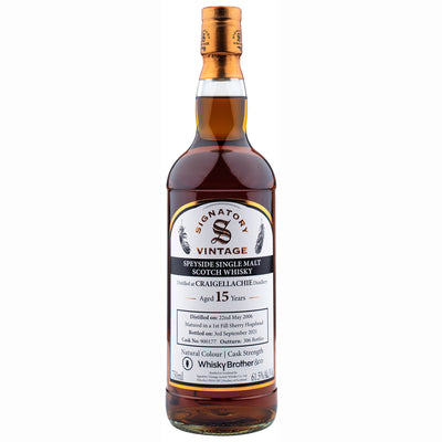 Craigellachie 15yo Signatory Exclusive Speyside Single Malt Scotch Whisky