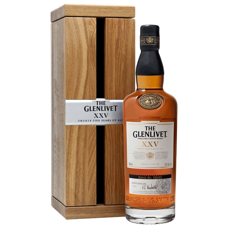 Glenlivet 25 Year Old Speyside Single Malt Scotch Whisky