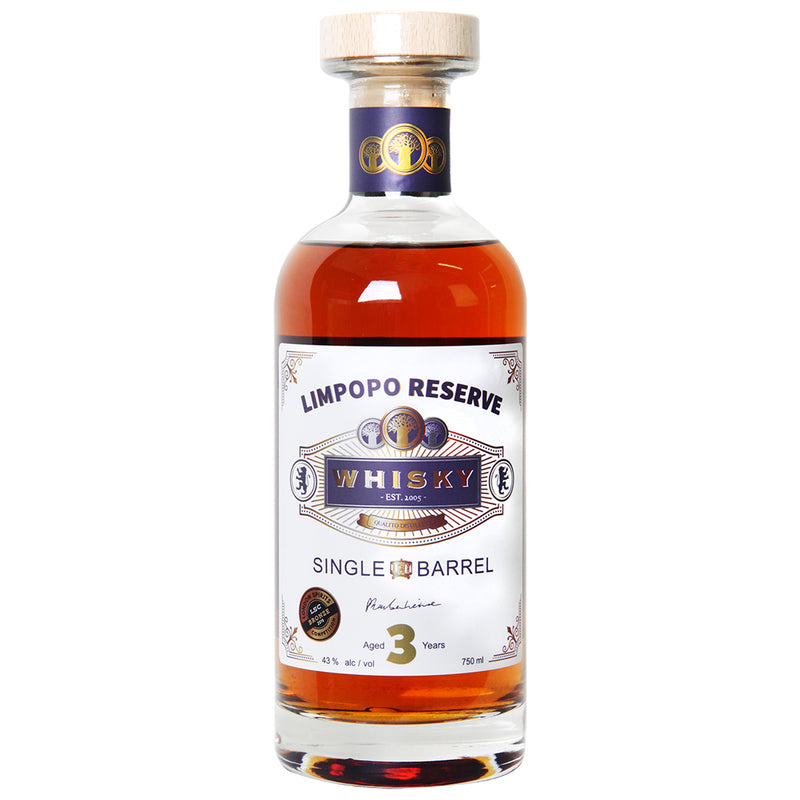 Limpopo Reserve 3 Year Old South African Whisky