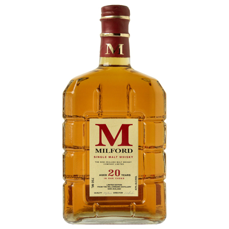 Milford 20yo New Zealand Single Malt Whisky