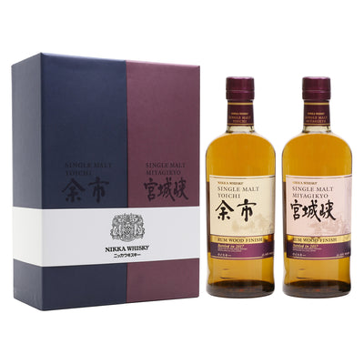 Nikka Rum Wood Finish Set Japanese Whisky