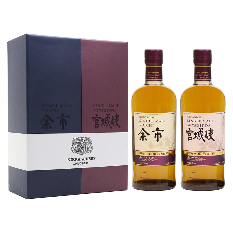 Nikka Rum Wood Finish Set Japanese Whisky