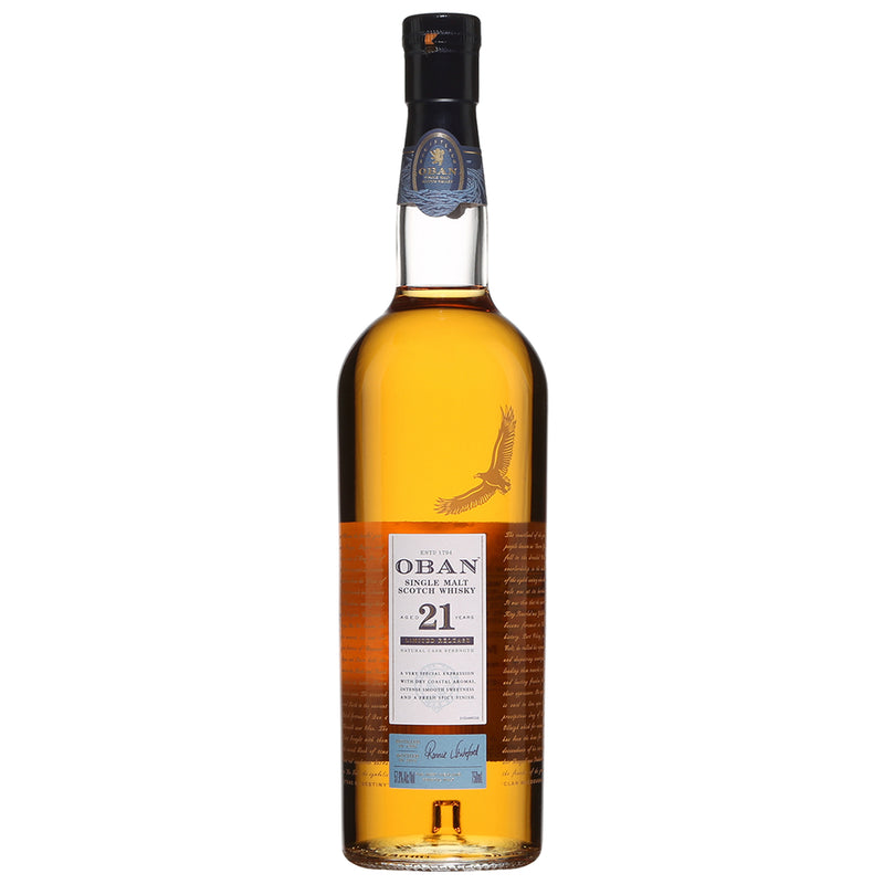 Oban 21yo 2018 Release Highlands Single Malt Scotch Whisky