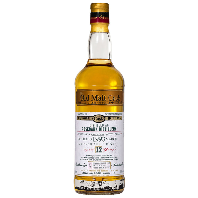 Rosebank 16yo Old Malt Cask Lowland Single Malt Scotch Whisky