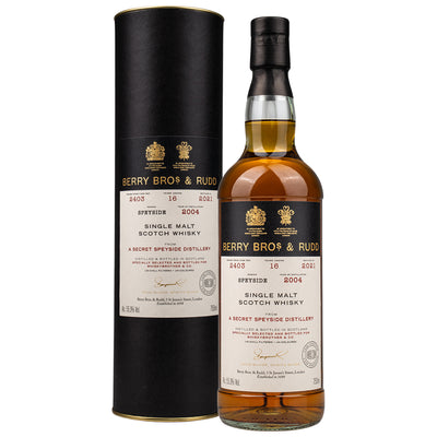 Secret Speyside 2004 Berry Brothers WB Single Malt Scotch Whisky