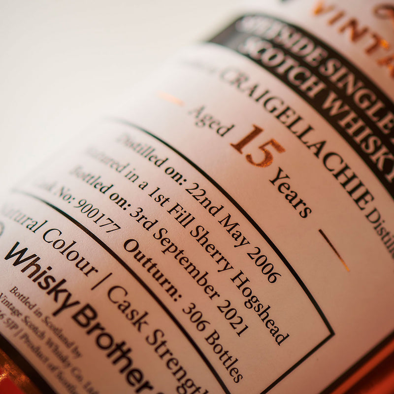 Craigellachie 15 Year Old Signatory WB