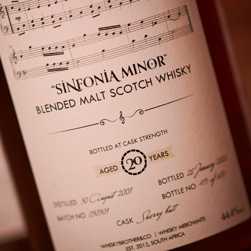 Sinfonia Minor 20 Year Old Blended Malt